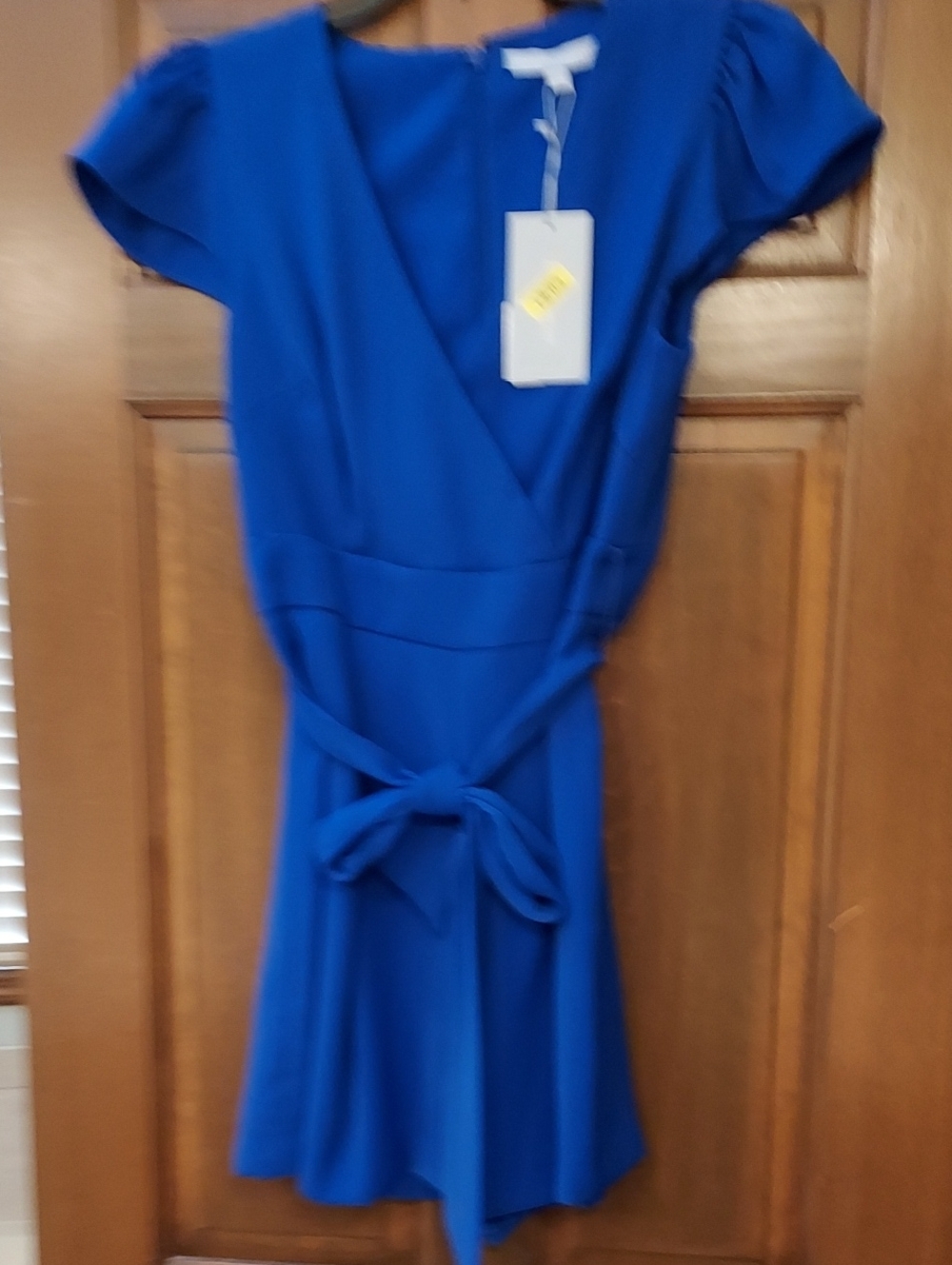 Antonio Melani  Royal Blue Wrap-Style Mini Romper Sz 4.. NWT